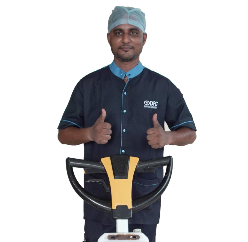 DFG Services cleaning staff